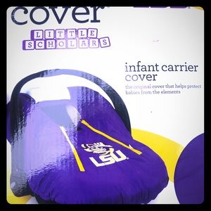 LSU cozy cover baby car seat cover
